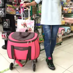 大倉山店発：押しても引いてもOKな万能ペットカートレビュー！