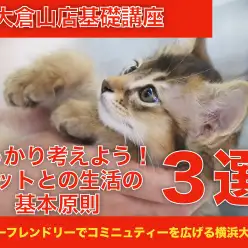 【 しっかり考えよう！ 】ペットとの生活の基本原則3選！！