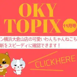 【 OKURAYAMA トピックス11月版】マルワン大倉山店の11月の情報配信を確認！
