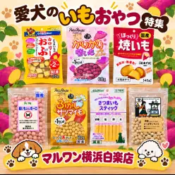 【 商品紹介 】愛犬のおやつ選びに迷ったら?年齢・食感で選べるお芋のおやつ7選