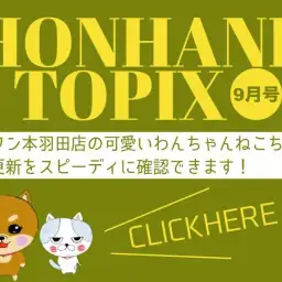 【 HONHANEトピックス9月号 】マルワン本羽田店の9月の情報配信!