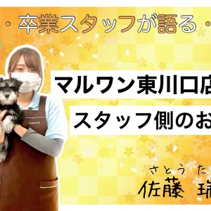 【 スタッフストーリー 】動物業界初心者の私がマルワン東川口店スタッフを卒業するまで