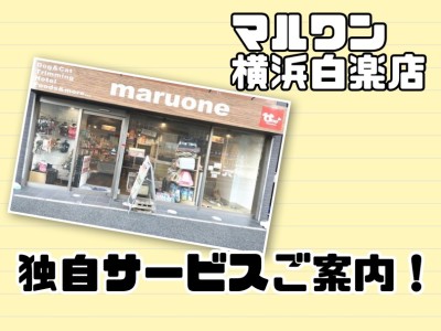 【 白楽店情報 】マルワン横浜白楽店独自サービスのご紹介！