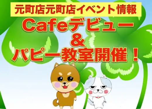 【 元町店5月のイベント情報 】愛犬・愛猫とジャズライブ体験＆パピー教室開催！