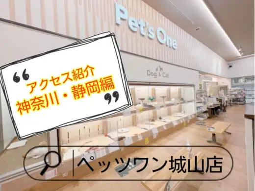 【 ペッツワン城山店 】アクセス紹介！神奈川・静岡編